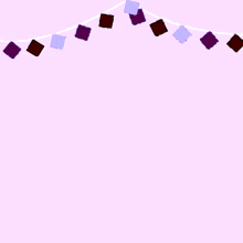 a purple background with squares and arabic writing on it