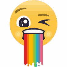 puke rainbow