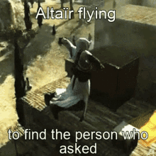 Assassin Flying GIF - Assassin Flying Find Who Asked GIFs
