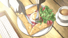 satisfying anime food anime breakfast