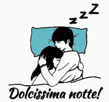 Dolcissima Notte Buonanotte Buona Notte Sogni D’oro Dormi Bene A Domani GIF - Dormi Bene Addormentando Good Night GIFs