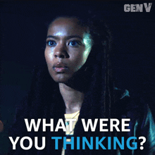 What Were You Thinking Marie Moreau GIF - What Were You Thinking Marie Moreau Gen V GIFs