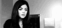 pretty little liars lucy hale aria montgomery nervous