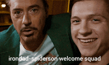 Irondad Spiderson GIF - Irondad Spiderson Irondad Welcome GIFs