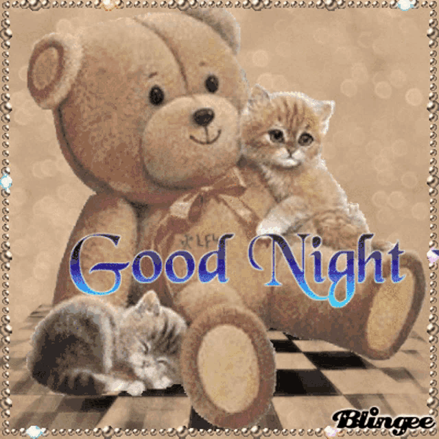 Good Night Bear GIF - Good Night Bear Teddy Bear - Discover ...