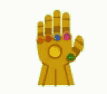 Thanos Gauntlet GIF - Thanos Gauntlet Time Stone GIFs