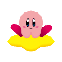 Kirby Shade Sticker - Kirby Shade 3d Model Stickers