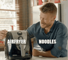Airfryer Noodles GIF - Airfryer Noodles Houthakkersclub GIFs