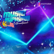 a poster for music euphoria international is displayed