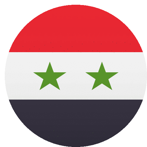 Syria Flags Sticker