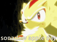 sonadow apple day happy apple day sonadow apple sonic apple