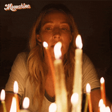 Blowing The Candles Lidia Benett GIF - Blowing The Candles Lidia Benett Jennifer Finnigan GIFs