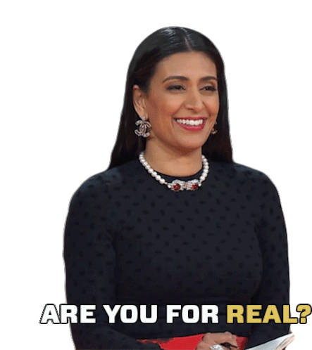 Are You For Real Manjit Minhas Sticker - Are You For Real Manjit Minhas Dragons Den Stickers