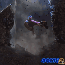 slam into the ground knuckles sonic the hedgehog2 hit into the ground tackle