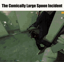 Comically Large Spoon Incident GIF - Comically Large Spoon Incident GIFs