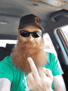 Fuck You Middle Finger GIF - Fuck You Middle Finger Beard GIFs