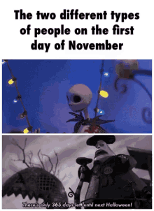 November1st Nightmare Before Christmas GIF - November1st Nightmare Before Christmas Halloween Countdown GIFs