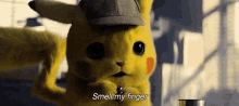 Detective Pikachu Smell My Finger GIF - Detective Pikachu Smell My Finger Pikachu GIFs