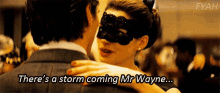 Anne Hathaway Catwoman GIF - Anne Hathaway Catwoman Theres A Storm Coming GIFs