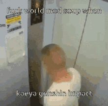 Fuck World Soup GIF - Fuck World Soup Kaeya GIFs