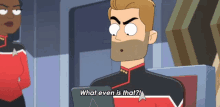 What Even Is That Commander Jack Ransom GIF - What Even Is That Commander Jack Ransom Star Trek Lower Decks GIFs