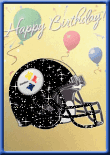 stealers birthday birthday stealers happy birthday football balloon