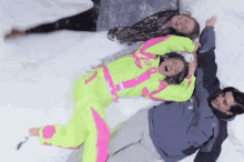 Snow Suit Snow Angel GIF - Snow Suit Snow Angel Playing In The Snow GIFs
