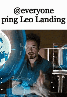 Leo Landing GIF