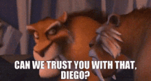 Ice Age Oscar GIF - Ice Age Oscar Can We Trust You With That Diego GIFs
