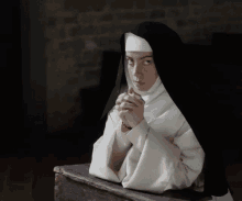 nun bored prayer