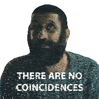 There Are No Coincidences Dr Aditya Sing Sticker