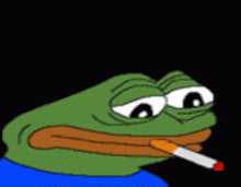 Pepe Smoking GIF - Pepe Smoking Sadge GIFs