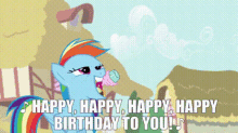 Mlp Pinkie Pie GIF - Mlp Pinkie Pie Happy Happy Happy Happy Birthday To You GIFs