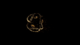 a computer generated image of a glowing object with a black background
