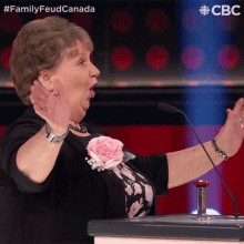 Shocked Gertie GIF - Shocked Gertie Family Feud Canada GIFs