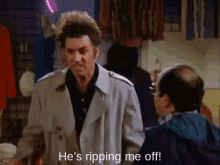 Seinfeld Ripping Me Off GIF - Seinfeld Ripping Me Off Seinfeld Kramer GIFs