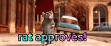 Rat Approves Remy GIF - Rat Approves Remy Ratatouille GIFs