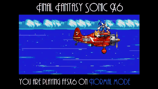 Final Fantasy Sonic X6 (Fan Game) - Sonic vs Aeon 