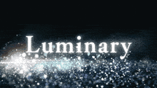 luminary is written in white on a dark background