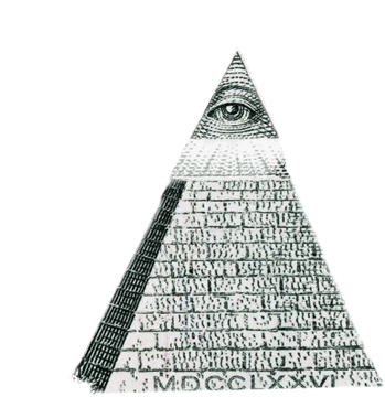 Pyramid All Seeing Eye Sticker - Pyramid All Seeing Eye Blinking Eye Stickers