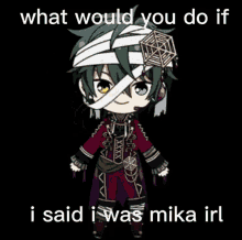 What Would You Do If I Was I Was Mika Irl GIF