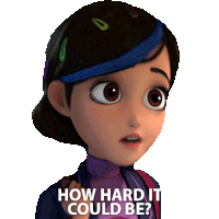 How Hard It Could Be Claire Nunez Sticker - How Hard It Could Be Claire Nunez Trollhunters Tales Of Arcadia Stickers