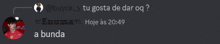 a screenshot of a conversation between emma and buyox_y tu gosta de dar oq