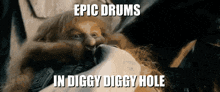 Bombur Diggy Diggy Hole GIF - Bombur Diggy Diggy Hole The Hobbit GIFs