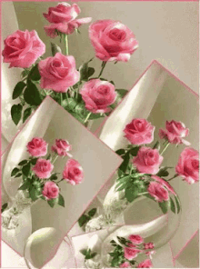 Rose Pink Roses GIF - Rose Pink Roses Bubbles GIFs