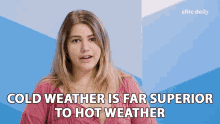 Cold Weather Is Far Superior To Hot Weather Winter GIF