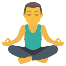meditating activity joypixels lotus position meditate