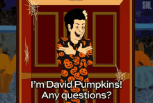 David Pumpkins Any Questions GIF - David Pumpkins Any Questions Tom Hanks GIFs