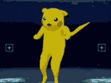 pikachu pokemon anime long legs dancing