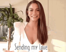 Demet Ozdemir Sending My Love GIF - Demet Ozdemir Sending My Love Positive Vibes GIFs